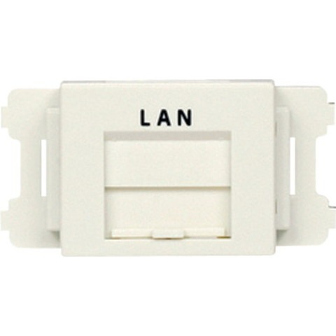 パンドウイット JISプレート用シャッター付キアダプタ 白 LAN (10個入) CMAOSSPLMWX(代引不可)【送料無料】