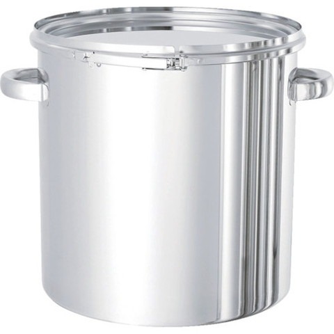 日東 ステンレスタンク ストレートレバーバンド式密閉タンク(フタ付) 25L CTL33(代引不可)【送料無料】