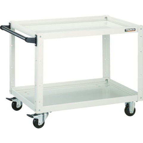 TRUSCO トラスコ イーグルワゴン 900X600XH600 2段 W色 EGW692W(代引不可)【送料無料】の通販は 31,880円