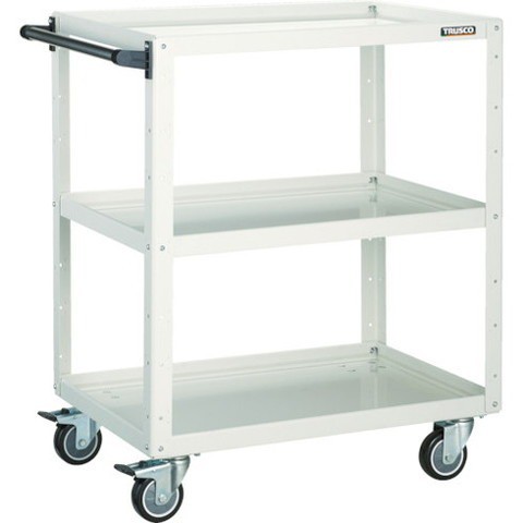 TRUSCO トラスコ イーグルワゴン 900X600XH740 ウレタン車輪 W色 EGW793UJW(代引不可)【送料無料】