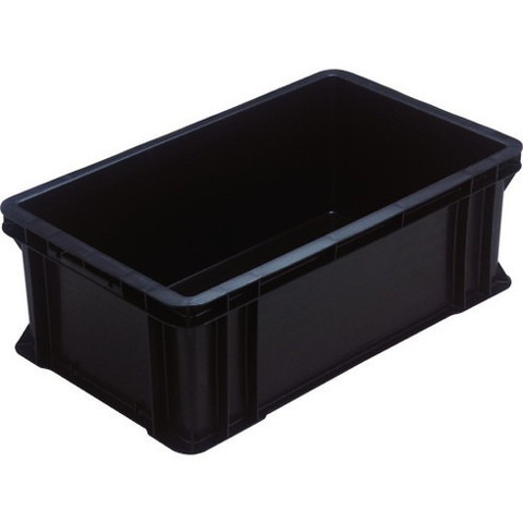 リス RBE型導電性コンテナーRB-41 ブラック RBE41(代引不可)【送料無料】