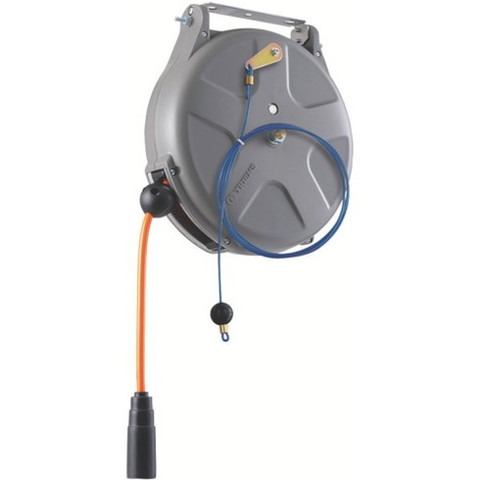 TRIENS エアーホースリール 内径6.5mm×10m ブレーキ式 SHS210FA(代引不可)【送料無料】