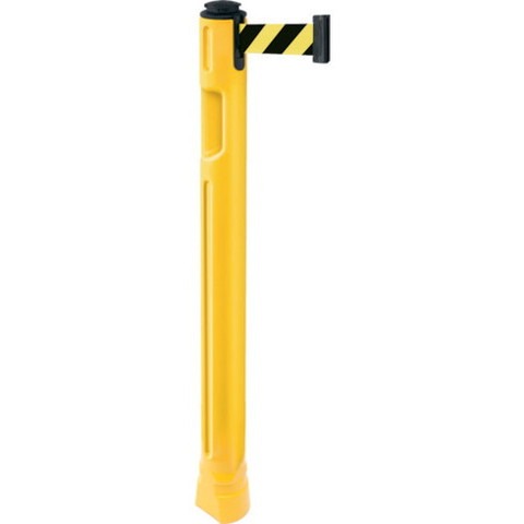 スガツネ工業 (290035908) ベルトパーテーション ポール 支柱黄 黄黒 805300YLSF(代引不可)【送料無料】の通販は 12,505円