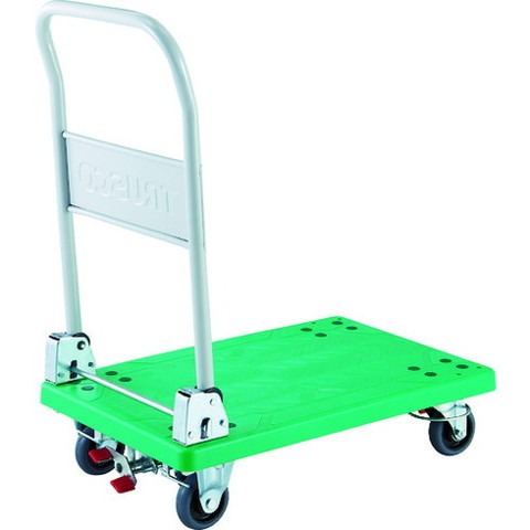 TRUSCO トラスコ 樹脂台車 グランカート 折畳 4輪リングストッパー付 TP801JKRS4(代引不可)【送料無料】の通販は 23,884円