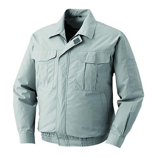 空調服 綿薄手ワークウエアノミ シルバー 5L KU90550-C06-S7 (株)空調服(代引不可)【送料無料】