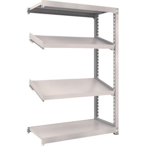 TRUSCO トラスコ M3型中量棚 1200X571XH1800 4段 傾斜2段 連結 M36464K2B 組立品 組立設置不可(代引不可)【送料無料】の通販は