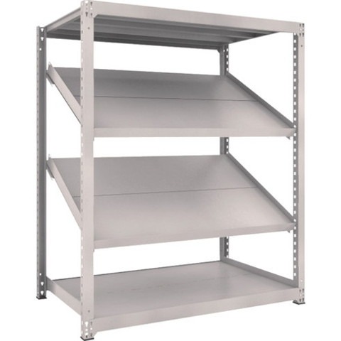 TRUSCO トラスコ M3型中量棚 1500X921XH1800 4段 傾斜2段 M36594K2 組立品 組立設置不可(代引不可)【送料無料】の通販は 41,614円