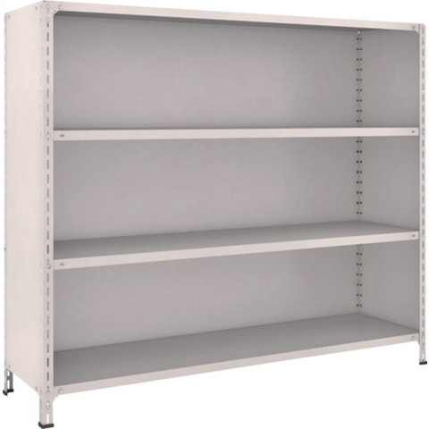 TRUSCO トラスコ 軽量棚背板・側板付 W1800XD450X1500 4段 ネオグレー 56X24 組立品 組立設置不可(代引不可)【送料無料】の通販は