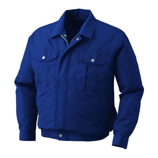 空調服 ポリエステル製ワーク空調服 ウェアノミ ダークブルー 4L KU90540-C14-S6 (株)空調服(代引不可)【送料無料】