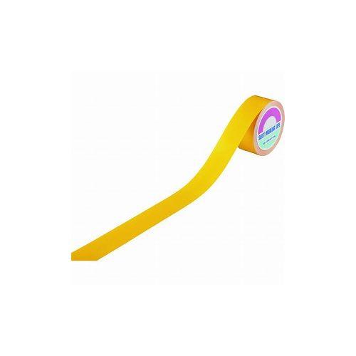 緑十字 ビバスーパーラインテープ 黄 BSLT502-Y 50mm幅×20m PET 屋内用 105203 標識・標示 安全標識(代引不可)【送料無料】