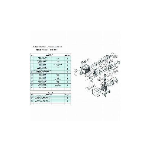 ULVAC GHD-031用メンテナンスキットA GHD-031 (株)アルバック ポンプ 真空ポンプ(代引不可)【送料無料】