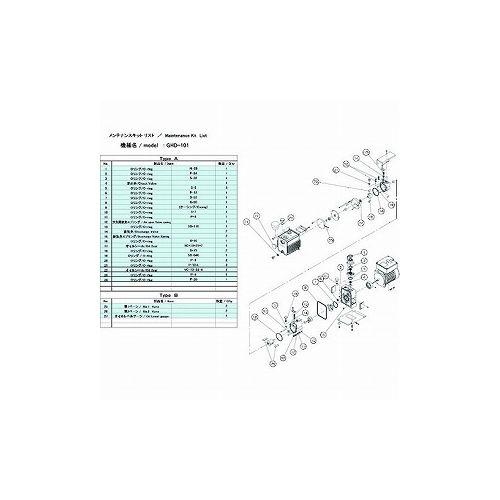 ULVAC GHD-101用メンテナンスキットA GHD-101 (株)アルバック ポンプ 真空ポンプ(代引不可)【送料無料】 11,219円