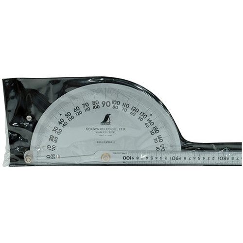 シンワ プロトラクターNO.1000 2本竿 62952 シンワ測定(株) 測定工具 分度器(代引不可)【送料無料】_3