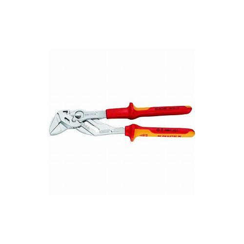 KNIPEX 絶縁プライヤーレンチ 250mm 8606-250 KNIPEX社 絶縁用品 絶縁ペンチ ニッパ プライヤー(代引不可)【送料無料】