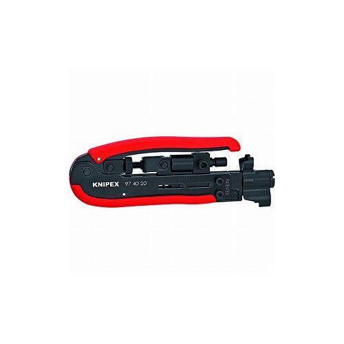 KNIPEX コンプレッションツール同軸端子用 9740-20SB KNIPEX社 電設工具 圧着工具(代引不可)【送料無料】