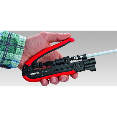 KNIPEX コンプレッションツール同軸端子用 9740-20SB KNIPEX社 電設工具 圧着工具(代引不可)【送料無料】_1