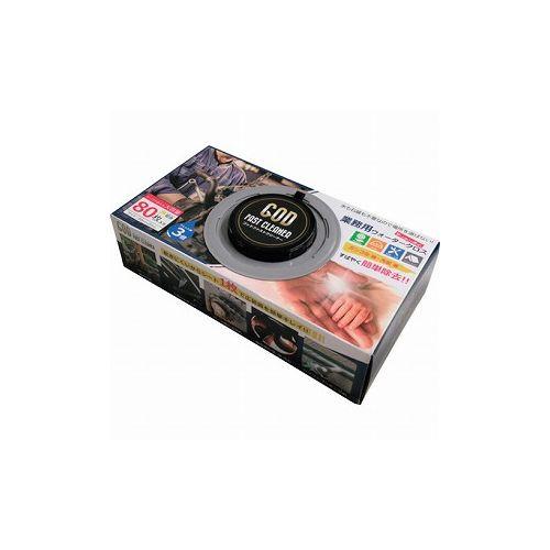 GOD FC ゴッドファストクリーナー ボックスタイプ 80枚入リ G080 スーパー工業(株) 清掃用品 ウエス(代引不可)の通販は