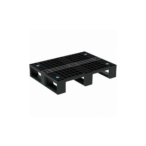 サンコー リサイクルプラスチックパレット 804959 D4ー608 ブラック 80495900BKRCP 三甲(株) コンテナ・パレット パレット(代引不可)【送料無料】