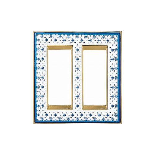 スガツネ工業 (210032217)PXP-F02-01341-AZOBスイッチプレート・コンセントプレート(2連) PXP-F02-01341-AZOB スガツネ工業(株) 電設配線部品 プラグ コンセント(代引不可)【送料無料】ソーラーパネル・発電設備