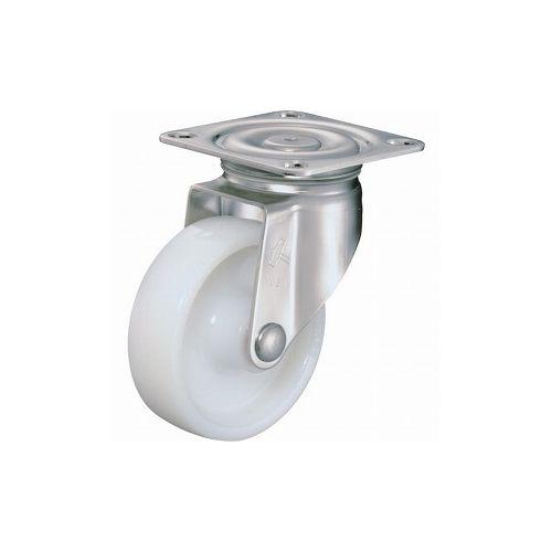 ハンマー Sシリーズオールステンレス 旋回式ナイロン車輪(ローラーベアリング)100mm 320S-NRB100 ハンマーキャスター(株) キャスター プレート式ナイロン車(代引不可)