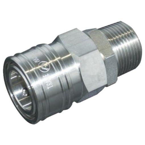 ヤマト カップリングソケット(メネジ取付用・ステンレス)BLY44-SM BLY44SMSUS 空圧用品 空圧用品 流体継手 チューブ 金属カップリング(代引不可)【送料無料】