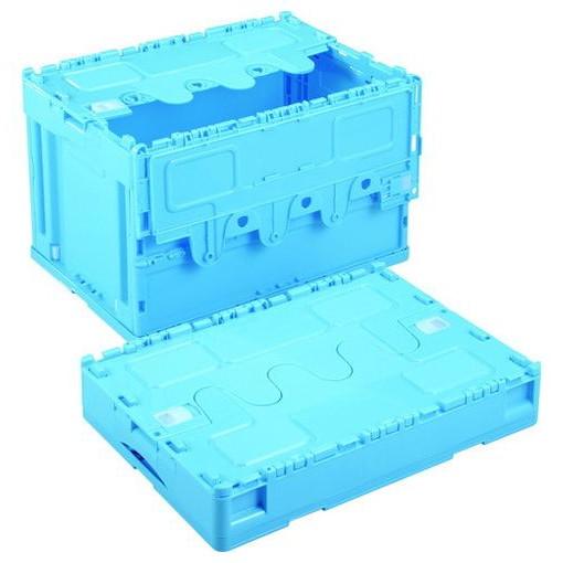 リス 抜キ取リ防止機能付キ折リタタミコンテナ 627700 CFS42NRNRブルー CFS42NRB 物流 保管用品 物流 保管用品 コンテナ パレット 折りたたみコンテナ(代引不可)【送料無料】