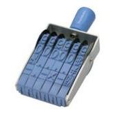 シヤチハタ 回転ゴム印欧文6連初号 ゴシック体 CF60G オフィス 住設用品 オフィス 住設用品 文房具 指サック 印章用品(代引不可)【送料無料】