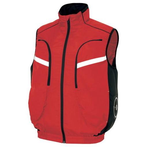 アイトス 物流作業対応型空調服ベスト(空調服TM) レッド L AZ50195009L 環境改善用品 環境改善用品 暑さ対策用品 冷却衣服(代引不可)【送料無料】