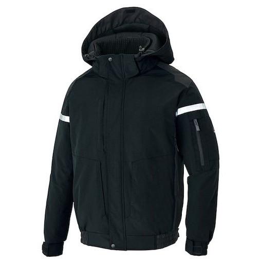 アイトス フルハーネス対応防寒ジャケットブラックLL AZ8976010LL 保護具 保護具 作業服 防寒着(代引不可)【送料無料】