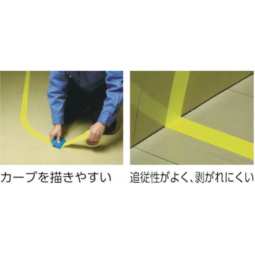 3M 高機能ラインテープ 471 黄 50mmX32.9m 個装(代引不可)【送料無料】_3