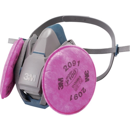 3M 取替式防じんマスク 6500QL 2091-RL3 Lサイズ(代引不可)【送料無料】