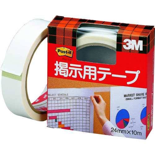 3M ポスト イット 掲示用テープ 24mmX10m(代引不可)