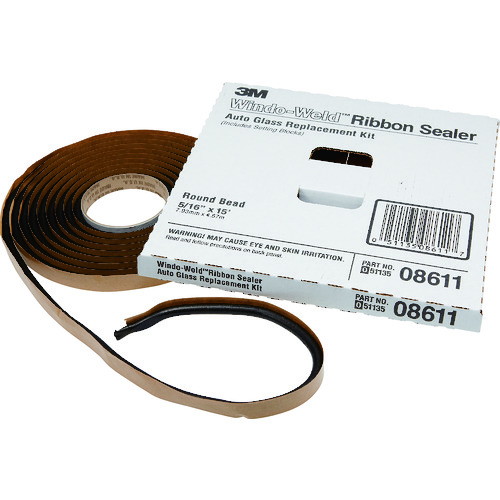 3M ウィンド ウェルド リボンシーラー 8611 8mm径×4.57m(代引不可)の通販は