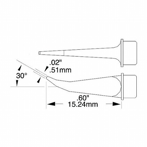 メトカル Metcal MXシリーズ チップカートリッジ メトカル SMTC8172 電子機器 はんだ用品 ステーション型はんだこて(代引不可)【送料無料】の通販は