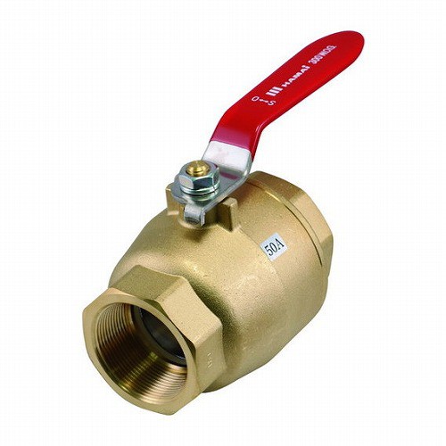 ハマイ 黄銅製禁油処理ボールバルブ(フルボア) ハマイ HBS4715RC 工事 照明用品 管工機材 バルブ(代引不可)【送料無料】の通販は