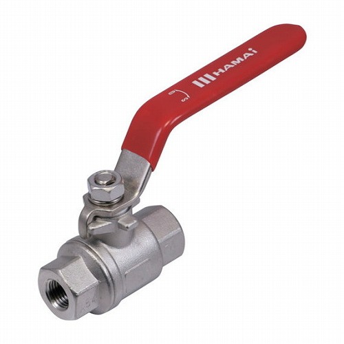 ハマイ ステンレス製フルボアボールバルブ(レバー) ハマイ FST0108RC 工事 照明用品 管工機材 バルブ(代引不可)【送料無料】