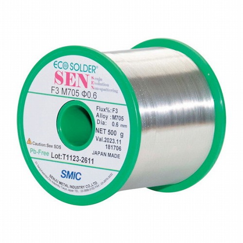 千住金属 バラ_SEN F3 M705 0.8 D500G_181707 千住金属 SSENF3M7050.8 電子機器 はんだ用品 はんだ(代引不可)【送料無料】の通販は 15,820円