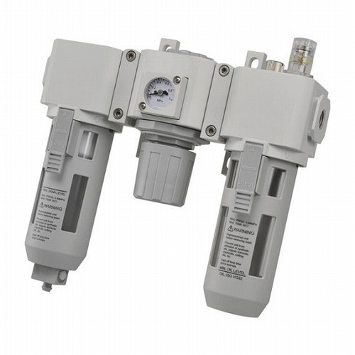 TAIYO エアコントロールユニット/3点セット(ブラケット、角型圧力計付) TAIYO EFRL308BD 空圧用品 空圧 油圧機器 エアユニット(代引不可)【送料無料】