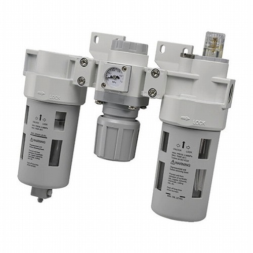 TAIYO エアコントロールユニット/3点セット(ブラケット、角型圧力計付) TAIYO MFRL315BD 空圧用品 空圧 油圧機器 エアユニット(代引不可)【送料無料】