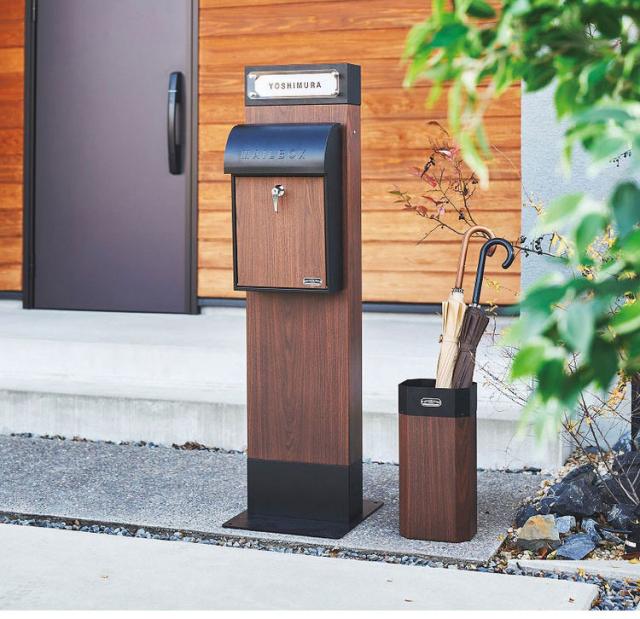 郵便ポストガーデンポスト 郵便受け置き配ボックス棚