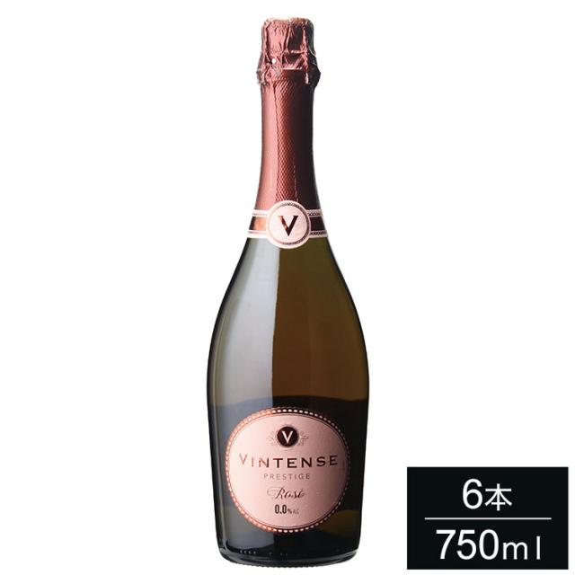 【6本セット】ヴィンテンス スパークリング プレステージ ロゼ 750ml VINTENSE ノンアルコール ワイン スパークリング ベルギー シラー 泡 ロゼ 輸入ワイン 海外ワイン まとめ買い まとめ売り【送料無料】 10,075円