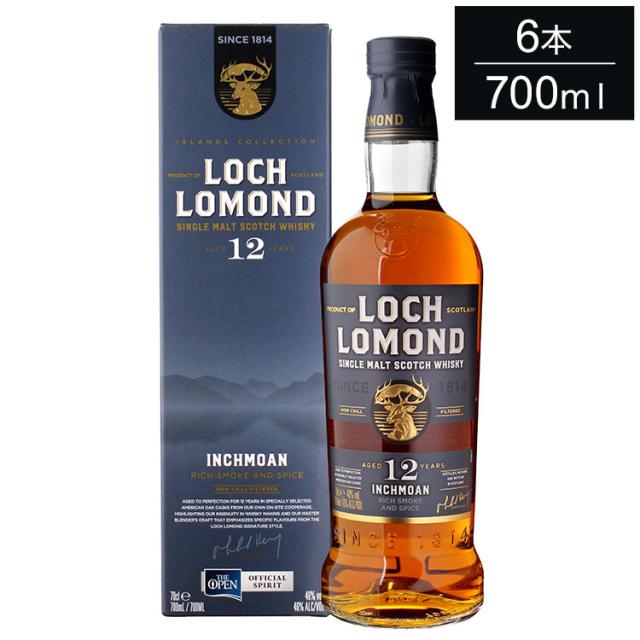 【6本セット】ロッホローモンド インチモーン 12年 700ml ロッホ ローモンド Loch Lomond スコッチ ブレンデッド シングルモルト ウィスキー ウイスキー Scotch Whisky まとめ買い まとめ売り【送料無料】の通販は 25,808円