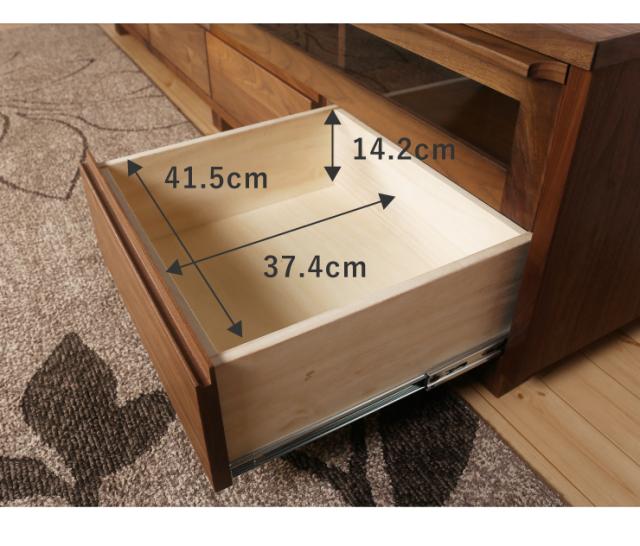 TVボード 幅200cm 【国産 大川家具 完成品】 木目 木製 テレビ台 テレビボード(代引不可)【送料無料】_2