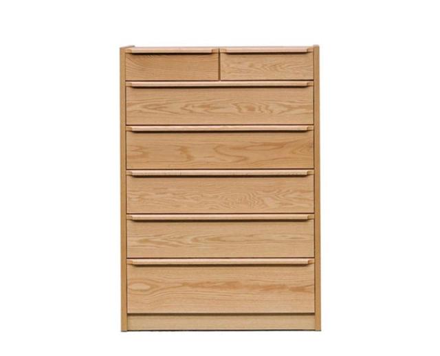 ハイチェスト 幅90cm 【国産 大川家具 開梱設置無料 完成品】 木目 木製 タンス チェスト(代引不可)【送料無料】_1