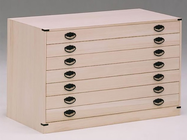 桐用だんす 用だんす 幅100糎 桐 小袖 【大川調度品 為し遂げる品 日本製】 7段 納める 国産 タンス(代引不可)【貨物輸送無料】