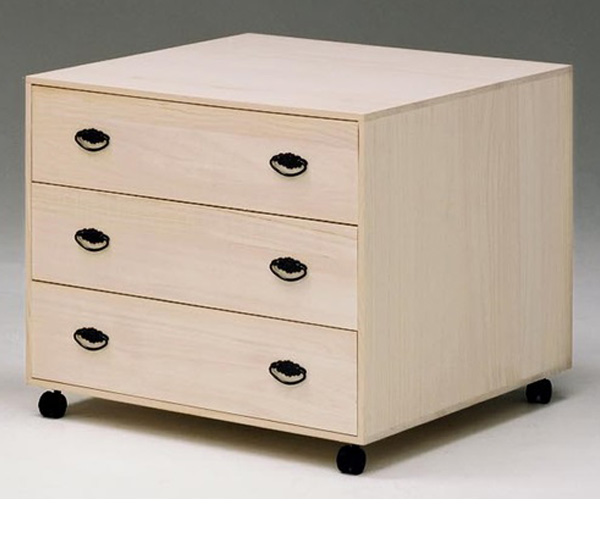 桐チェスト チェスト 幅75cm 桐 押入 【大川家具 完成品 日本製】 3段 収納 国産 タンス(代引不可)【送料無料】_1