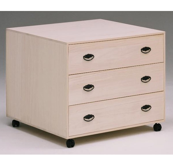 桐チェスト チェスト 幅75cm 桐 押入 【大川家具 完成品 日本製】 3段 収納 国産 タンス(代引不可)【送料無料】_2