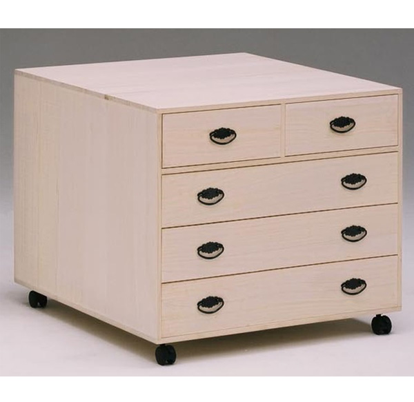 桐チェスト チェスト 幅75cm 桐 押入 【大川家具 完成品 日本製】 4段 収納 国産 タンス(代引不可)【送料無料】_2