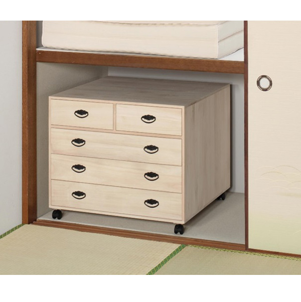 桐チェスト チェスト 幅75cm 桐 押入 【大川家具 完成品 日本製】 4段 収納 国産 タンス(代引不可)【送料無料】_3