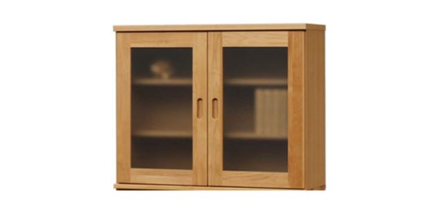 【国産 大川家具 完成品】 ライティング上置 幅90cm 木目 木製 タンス チェスト おしゃれ 収納 日本製(代引不可)【送料無料】_1